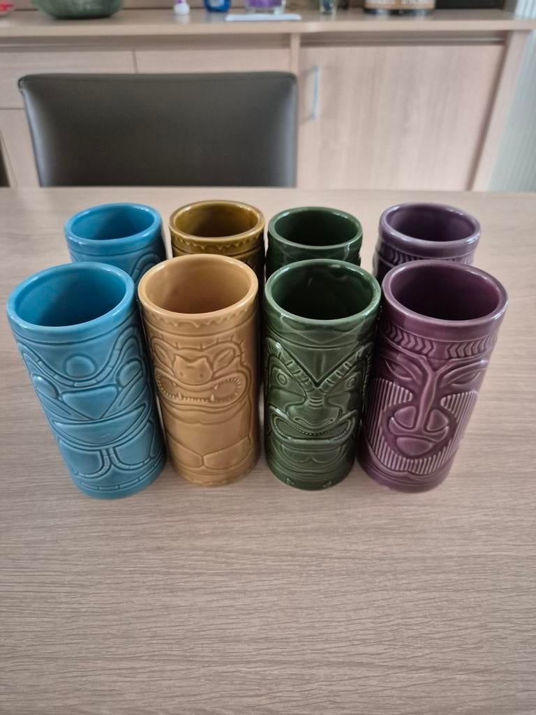 Tiki bekers 14cm, Ophalen