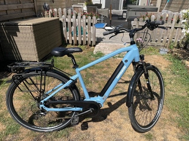 Elektrische Fiets, Fietsen en Brommers, Versnellingen, 49 tot 53 cm, Zo goed als nieuw, Schijfrem