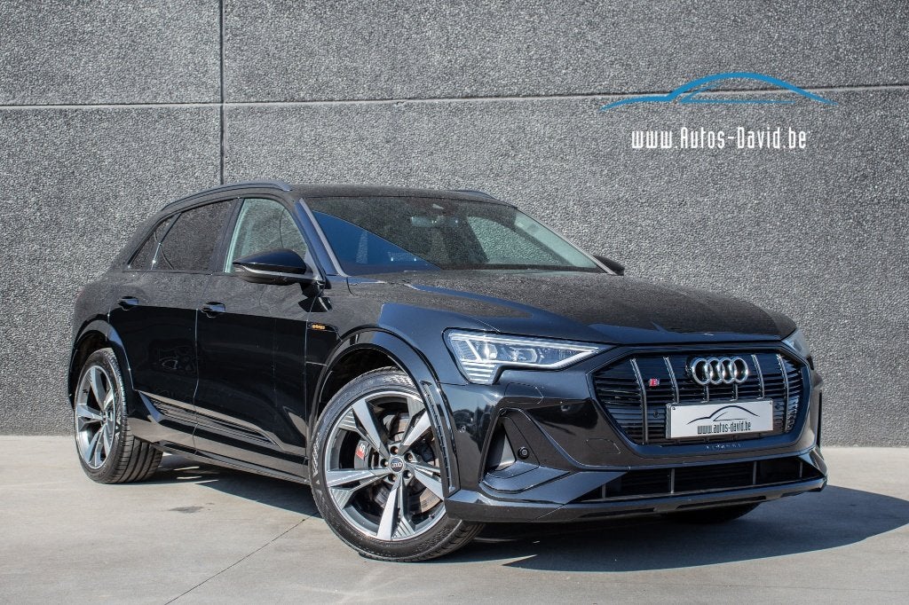 Audi e-tron S Quattro 503PK / 1 EIGENAAR / 3 ELEKTROMOTOREN, Auto's, Automaat, Lederen bekleding, 5 zetels, SUV of Terreinwagen