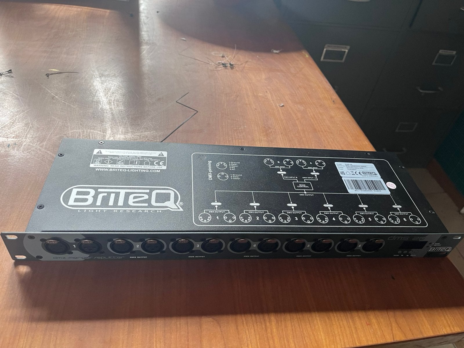 DMX splitter / merger BRITEQ DM26, Informatique & Logiciels, Serveurs, Enlèvement, Comme neuf