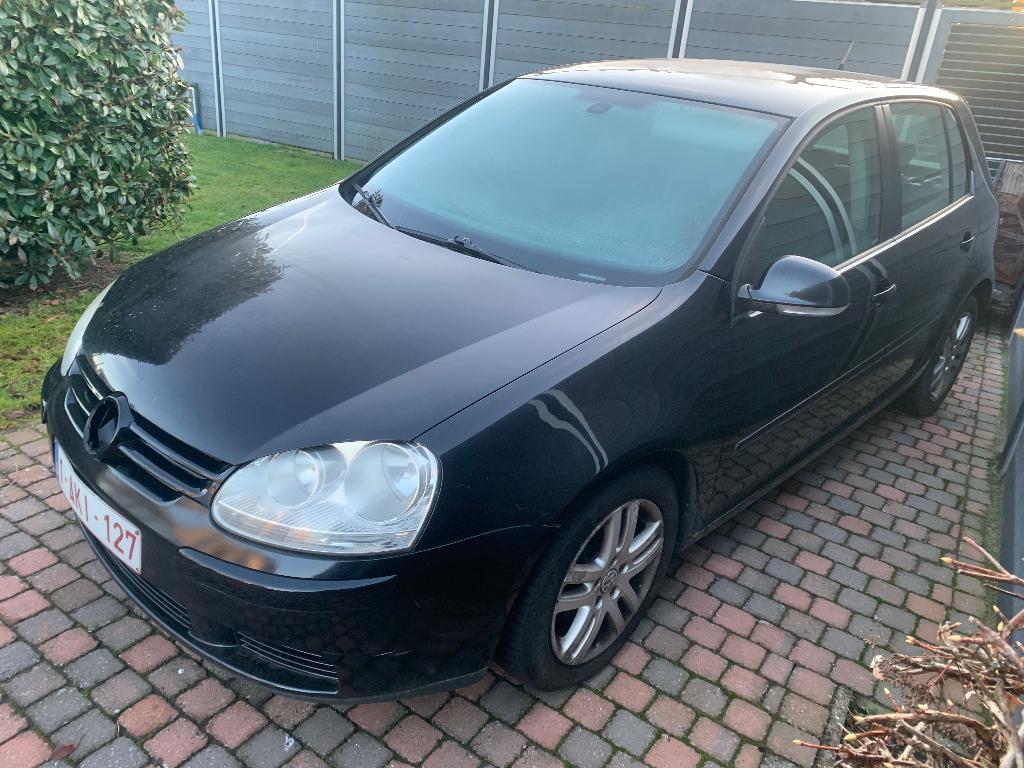 Zwarte Volkswagen golf V (5) UNITED versie 1.9 TDi 105 pk, Auto's, Stof, Zwart, 5 deurs, Te koop