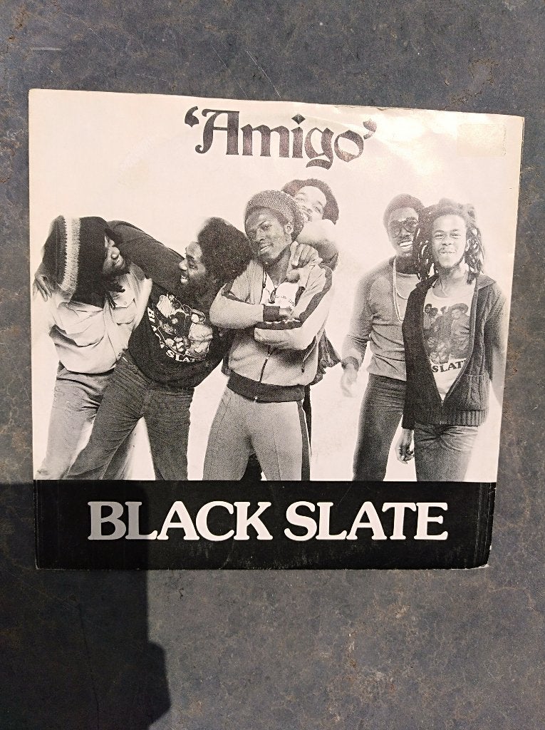 BLACK SLATE: "Amigo" (+ REGGAEVINYLSINGLESET!), Cd's en Dvd's, Vinyl Singles, 7 inch, Zo goed als nieuw, Reggae en Ska, Fotohoes