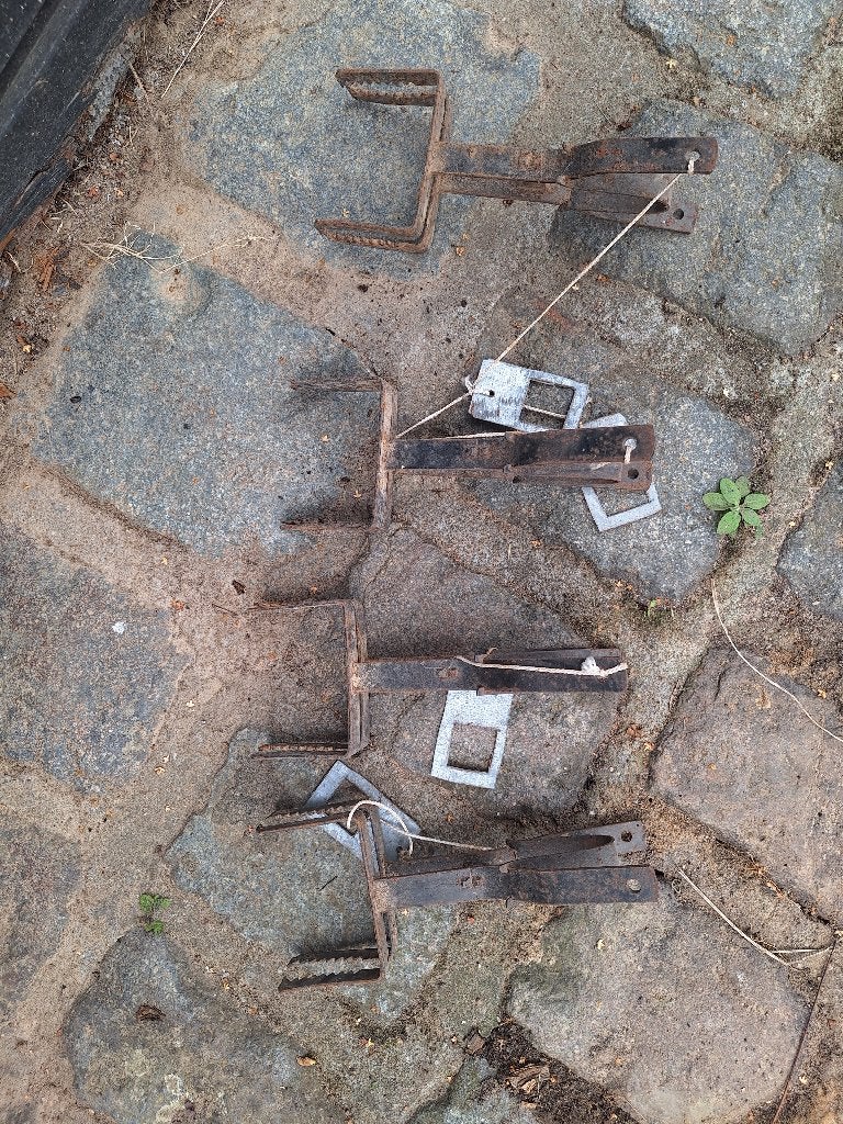 Mollenklemmen 4 stuks, Ophalen