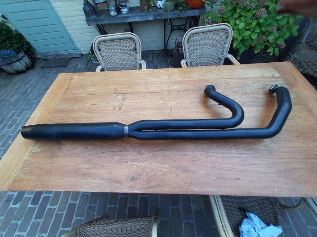Uitlaat 2 in1harley touring 2010, Motoren, Onderdelen | Harley-Davidson, Ophalen of Verzenden, Gebruikt