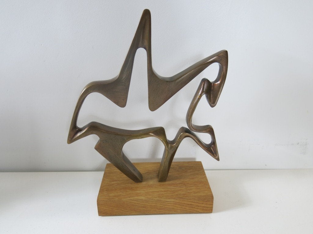 Messing beeld paard stijl van Henning Koppel Georg Jensen, Ophalen of Verzenden, Beeld