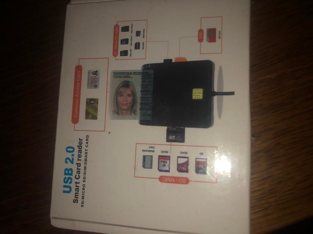 Lecteur de carte d’identite, Informatique & Logiciels, Enlèvement, Comme neuf