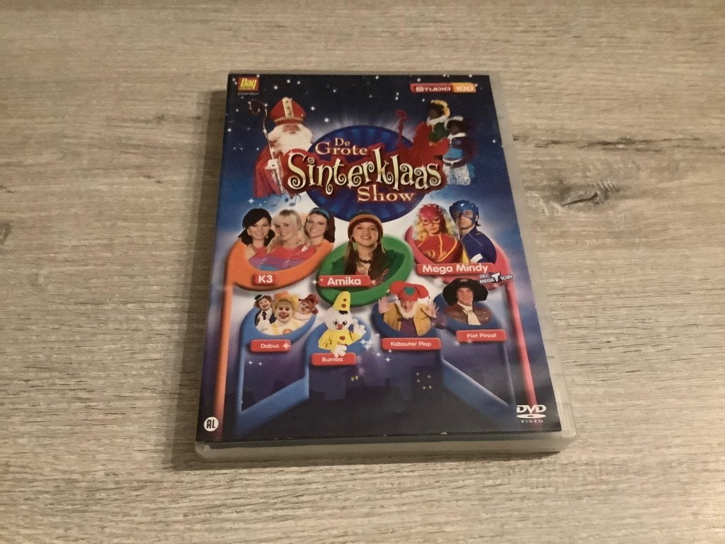 Studio 100 de grote Sinterklaas show DVD (2010), Cd's en Dvd's, Show, Alle leeftijden, Zo goed als nieuw, Sinterklaas