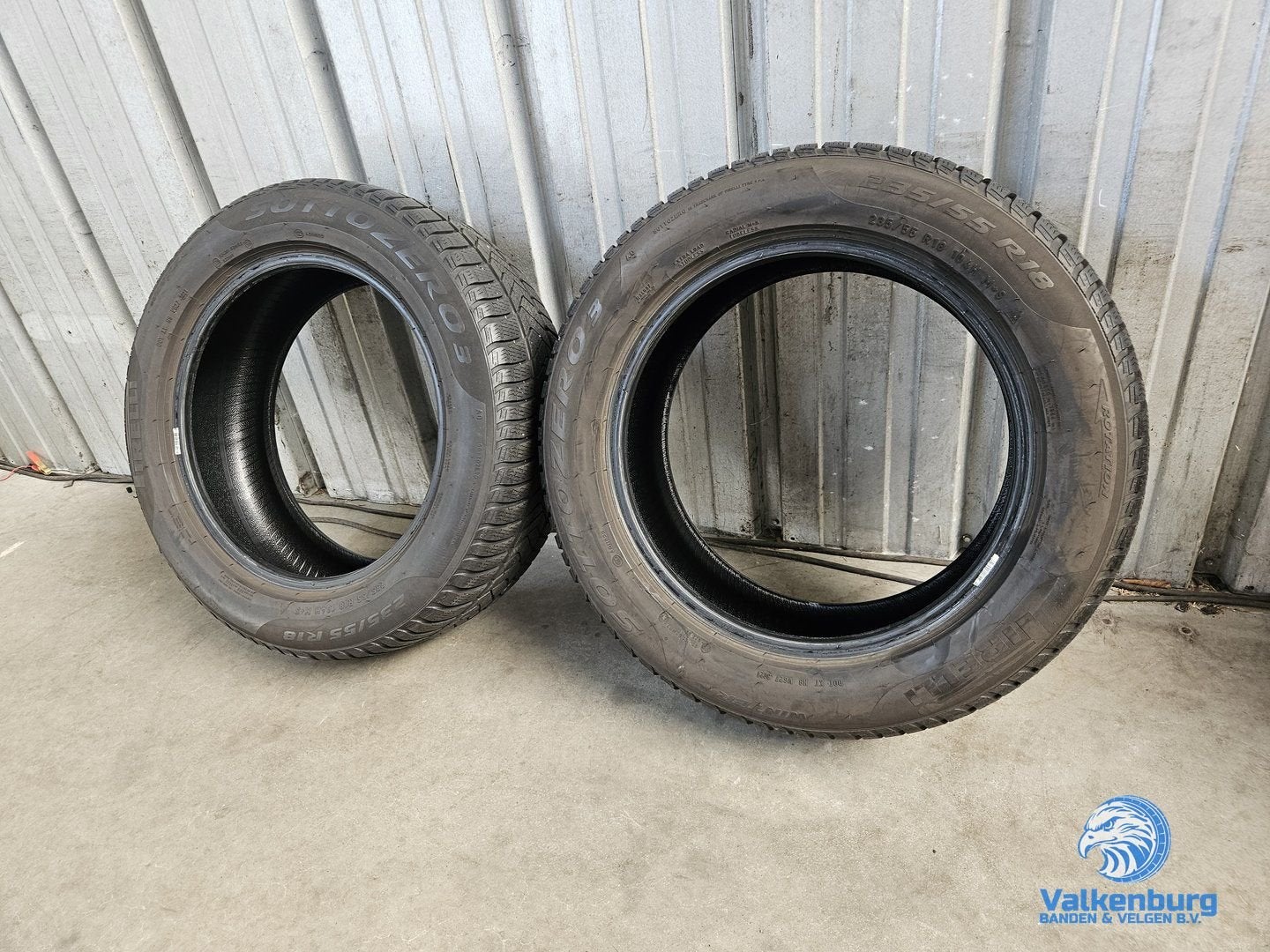 7mm! Winterbanden 235/55R18 Pirelli Sotozero 3 Winter, Auto-onderdelen, Banden en Velgen, 18 inch, Gebruikt, -, -