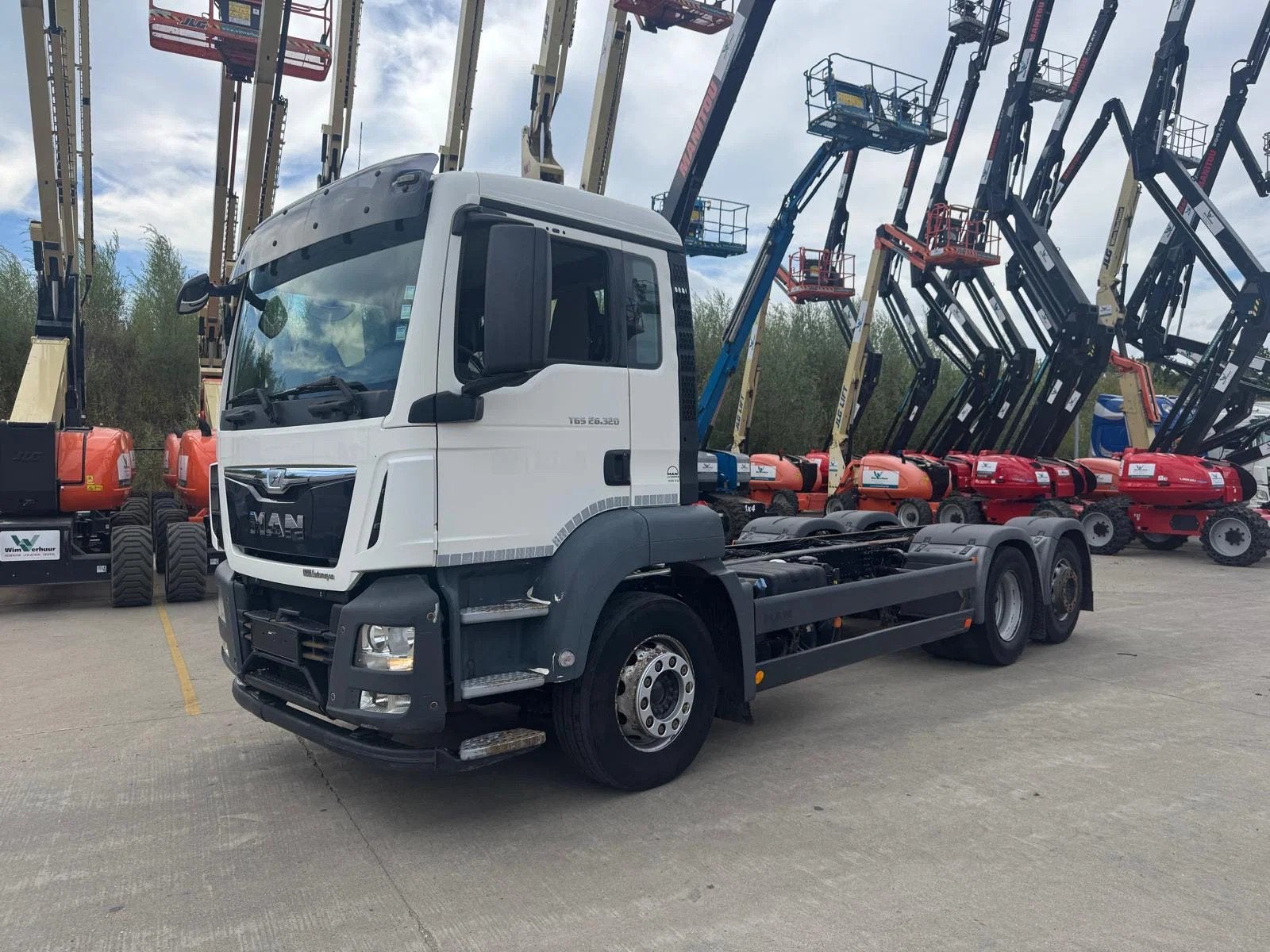 MAN TGS 26.320 WB 5.55M EURO6(1), Autos, Camions, Achat, Euro 6, Entreprise, Autres carburants