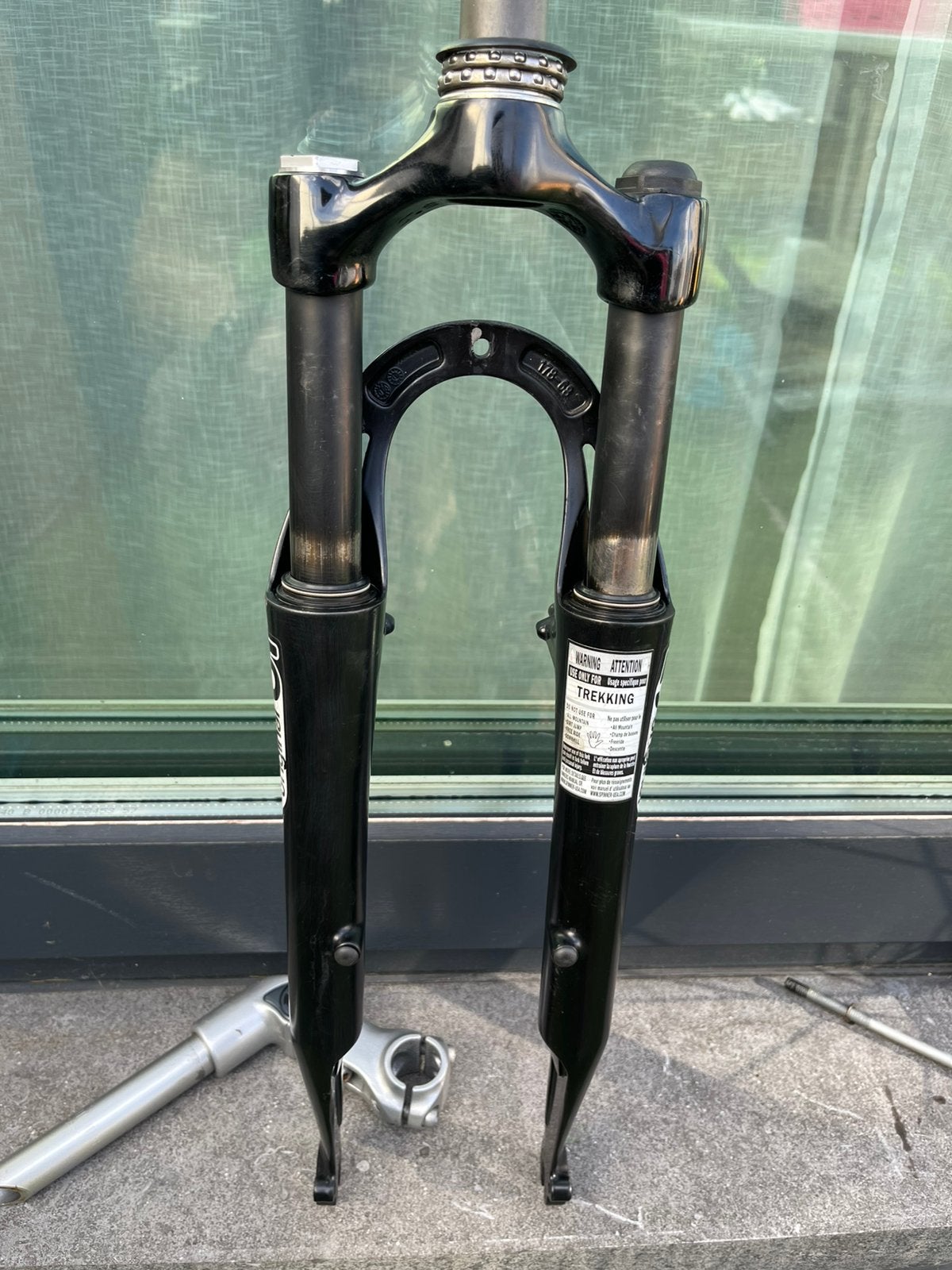Fourche + potence pour vélo de randonnée, Enlèvement ou Envoi, Utilisé, Autres types