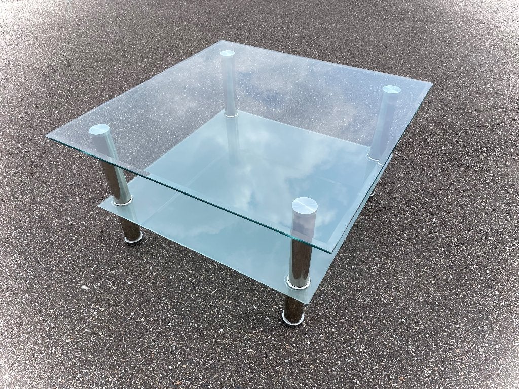 Salontafel in glas / goede staat, Ophalen, Gebruikt, Glas