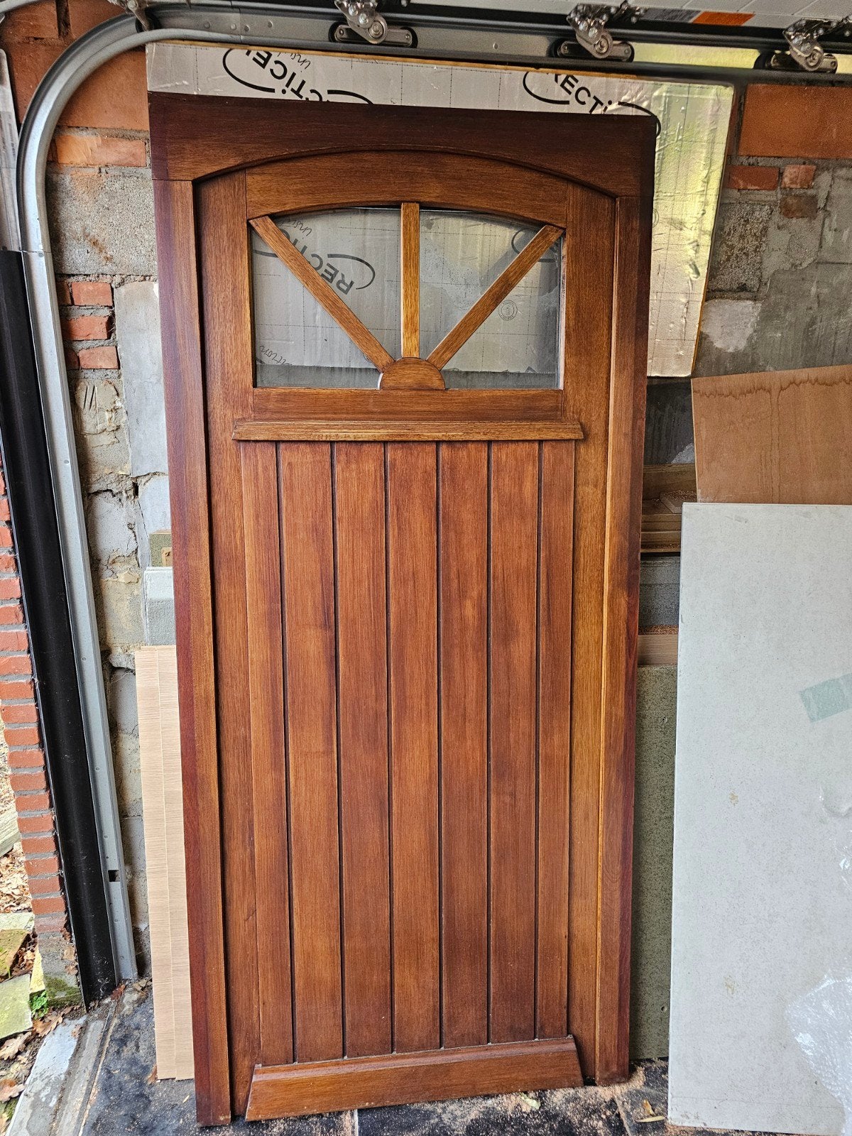 Massief houten voordeur te koop, Enlèvement ou Envoi
