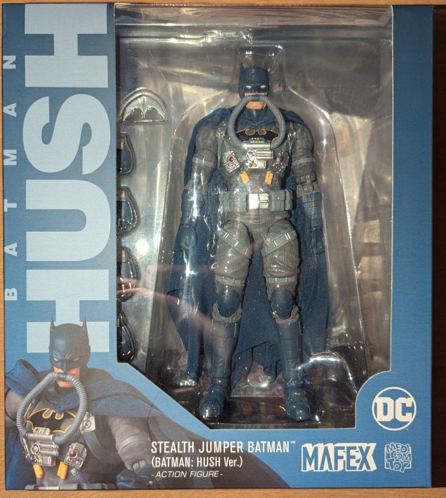 Medicom Toy MAFEX 166 Stealth Jumper Batman Hush, Envoi, Comme neuf