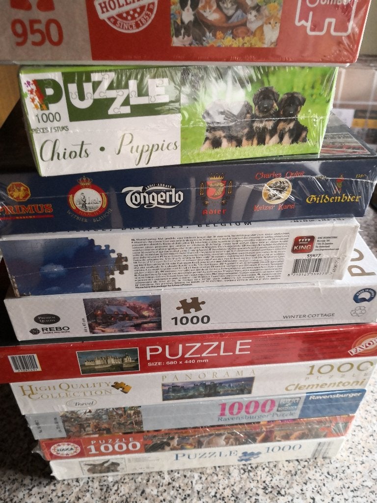 Diverse puzzels uit te kiezen, Ophalen