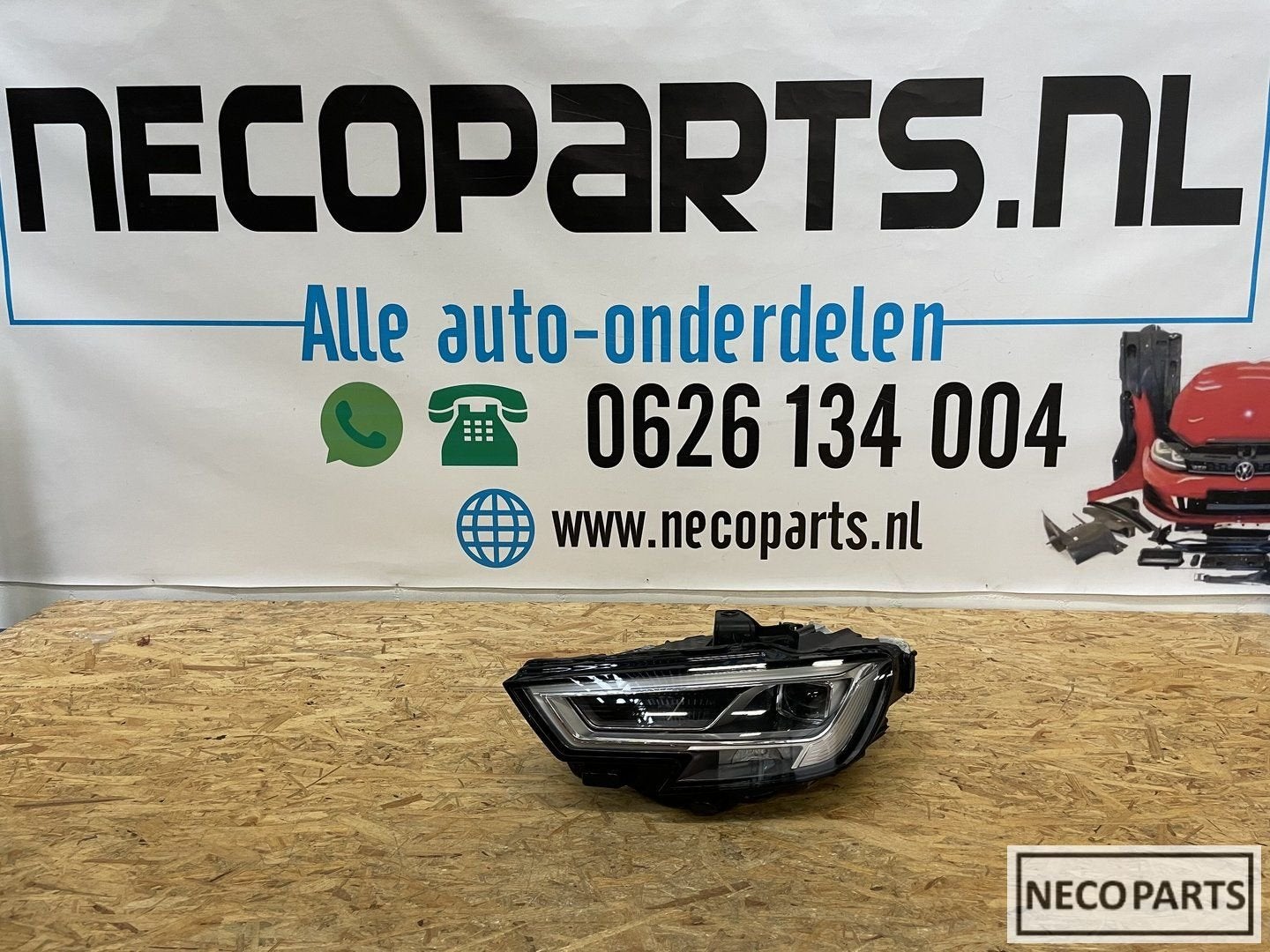 AUDI A3 8V S3 FACELIFT LED VOL LED KOPLAMP LINKS 8V0941033C, Gebruikt, -, -, -