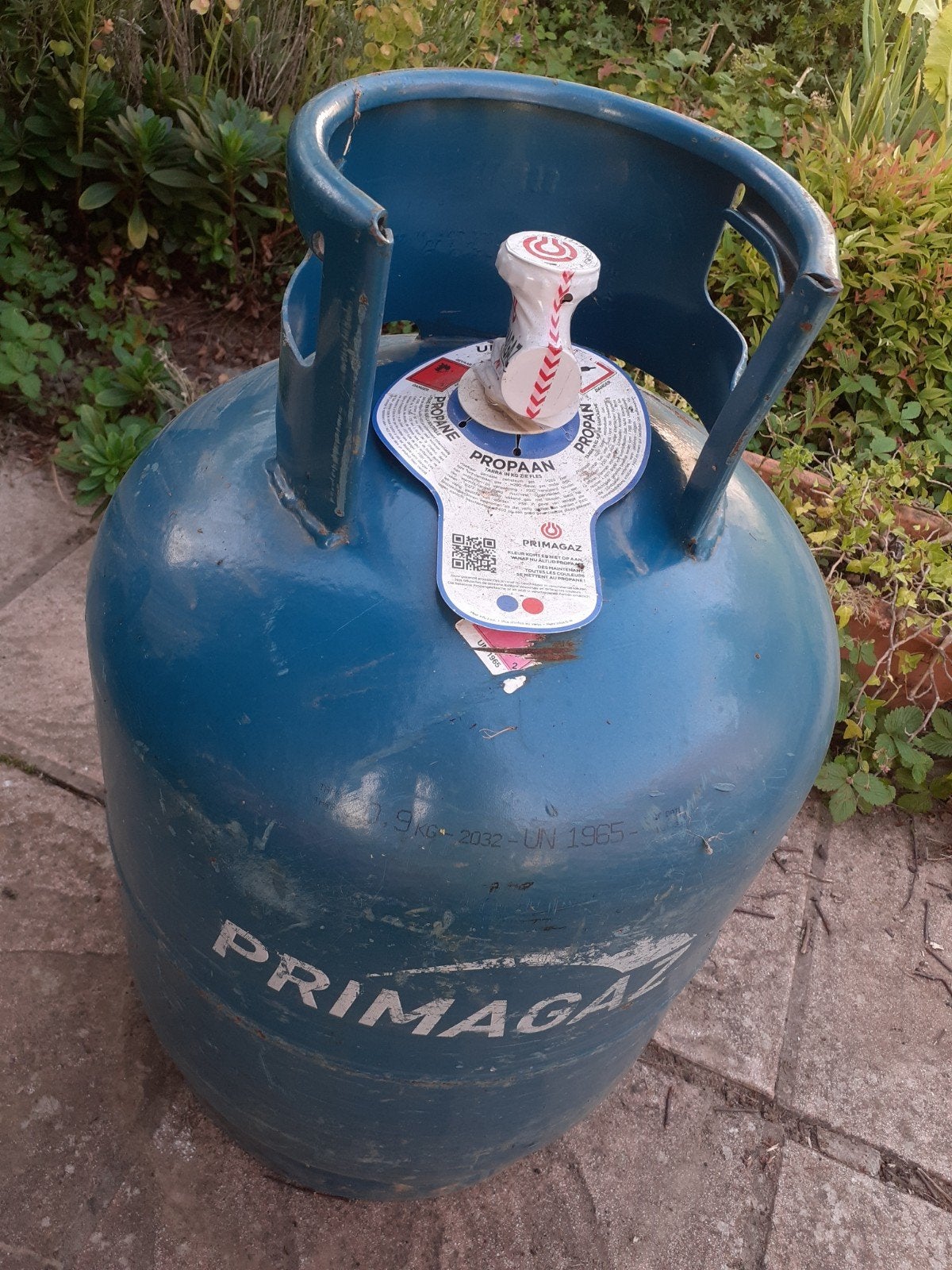 nouvelle bouteille de gaz !, Enlèvement