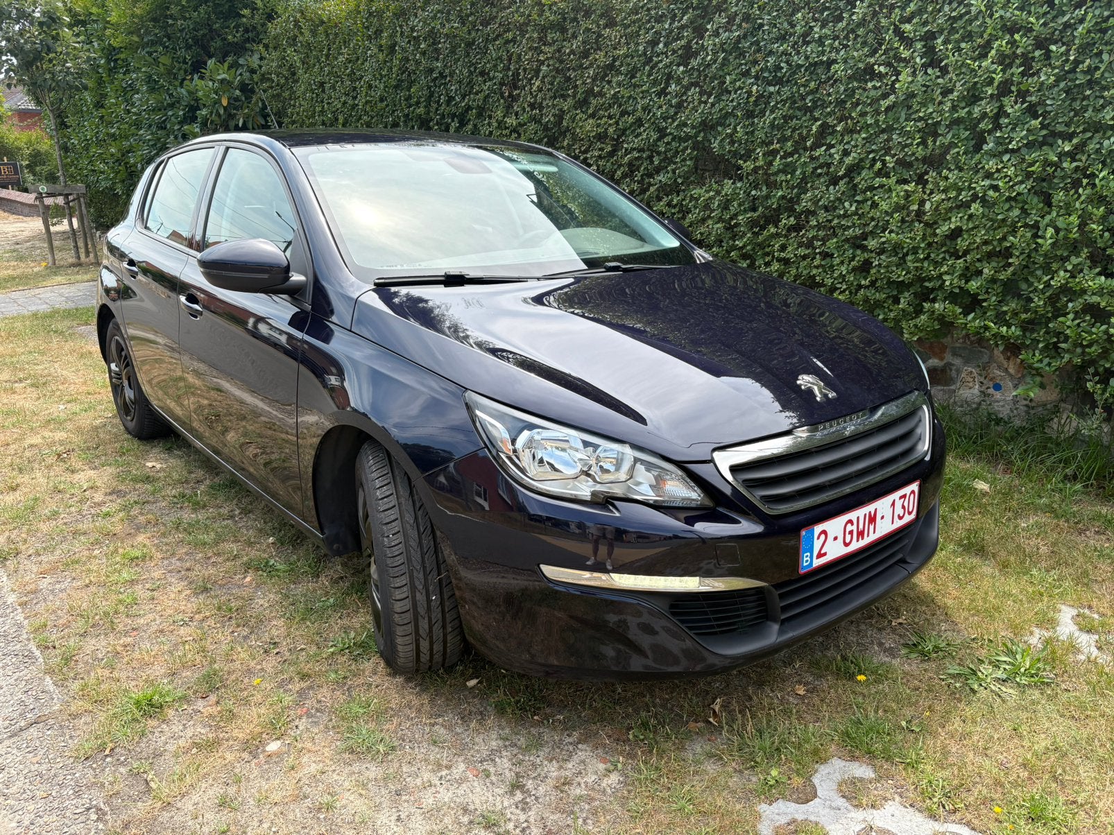 Peugeot 308 benzine 2014 mooie staat, Autos, Peugeot, 90 kW, Euro 5, Achat, Noir