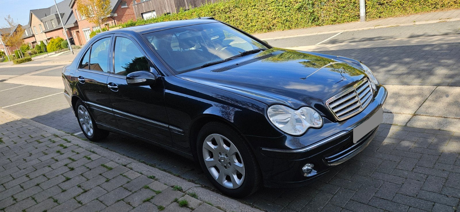 Compresseur Mercedes C200, élégance., Autos, Achat, Alarme, Entretenue par le concessionnaire, 120 kW