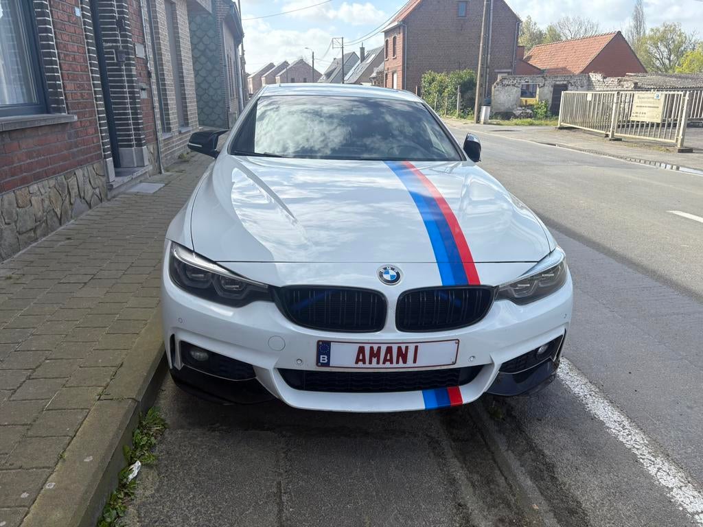Bmw grand coupe 418d 2017 automaat panoramisch dak, Auto's, BMW, Achterwielaandrijving, 4 cilinders, Wit, Leder