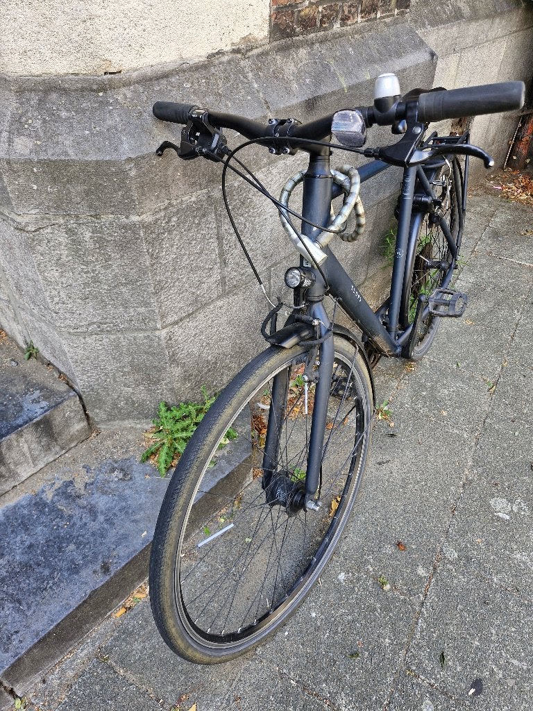 Herenfiets btwin elops fame maat 58, Fietsen en Brommers, Fietsen | Heren | Herenfietsen, Gebruikt, Velgrem, Versnellingen, 57 tot 61 cm