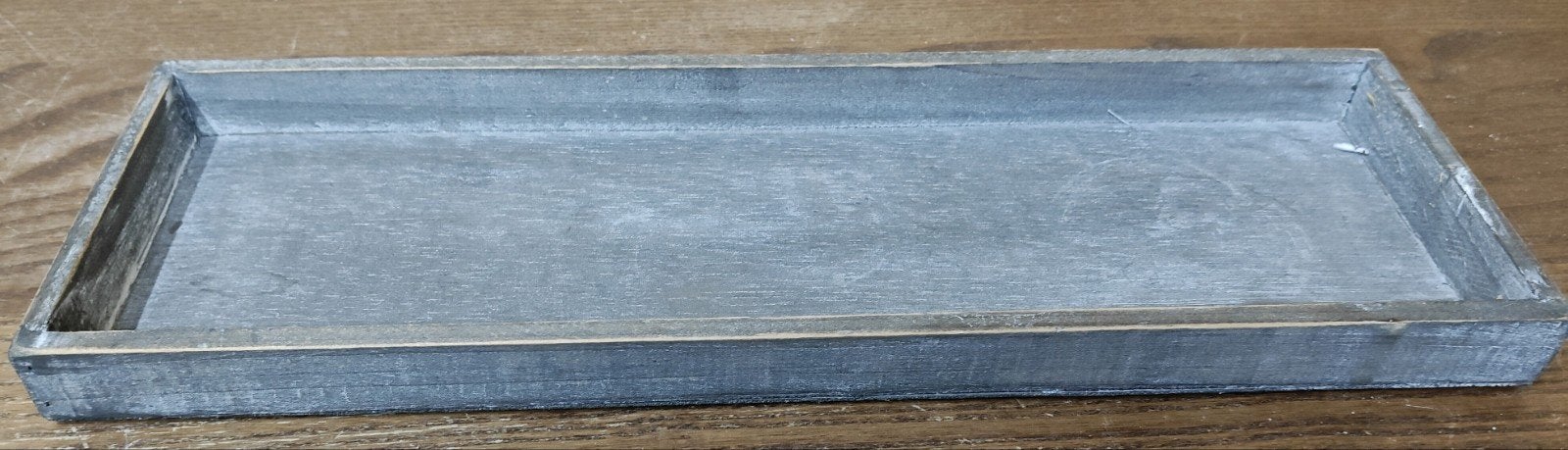 Houten dienblad / sierschotel, Ophalen, Zo goed als nieuw, Dienblad, Rechthoekig