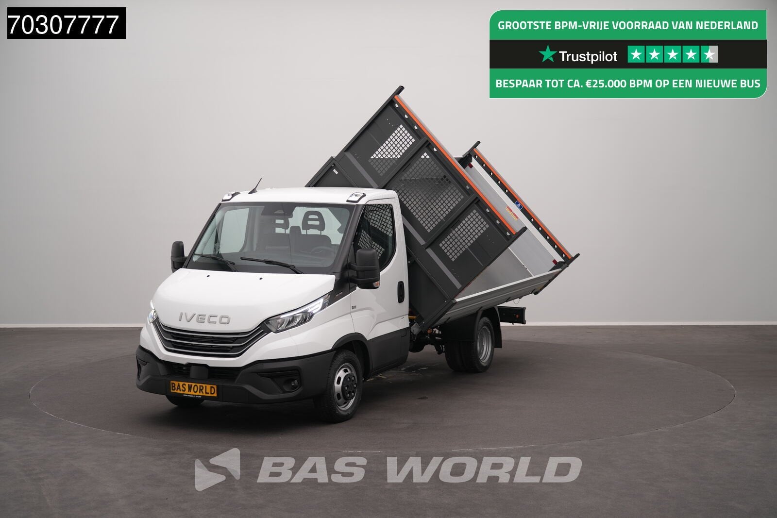 Iveco Daily 35C18 3.0L Driezijdige Kipper Dubbellucht 180PK, Autos, Neuf, Achat, Entreprise, Boîte manuelle