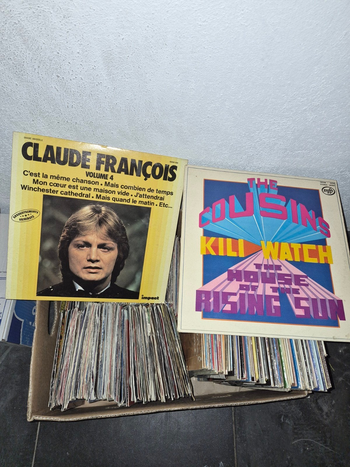 VINYLES varietée francaise claude francois ecr, CD & DVD, Enlèvement ou Envoi