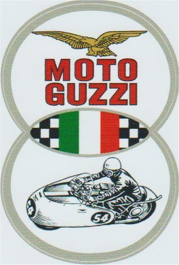Moto Guzzi classic sticker #4, Motoren, Verzenden