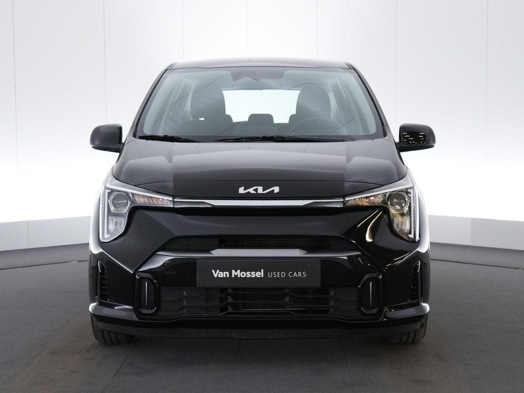 Kia Picanto 1.0 MPI 67 Pulse AMT, Auto's, Kia, Stof, Gebruikt, Zwart, Automatische klimaatregeling