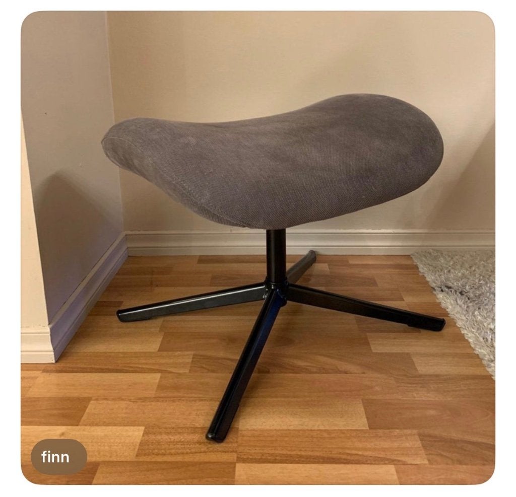 À VENDRE – Repose-pieds IKEA NÄTTRABY – Gris, Maison & Meubles, Enlèvement, Neuf