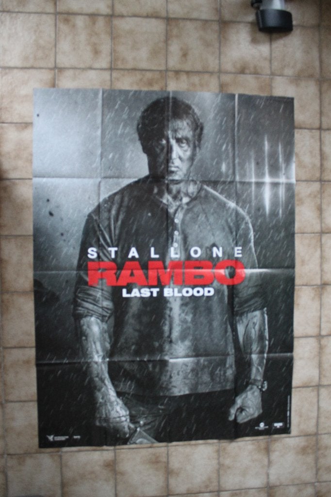 filmaffiche Sylvester Stallone Rambo Last Blood filmposter, Verzamelen, Rechthoekig Staand, Deurposter of groter, Ophalen of Verzenden