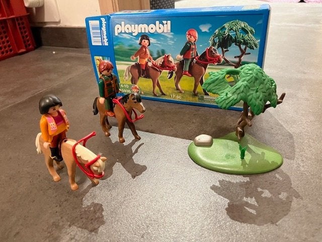 Playmobil paardenset nr 5936, Ophalen