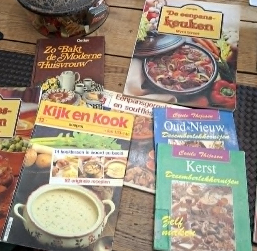 kookboeken, Ophalen, Gelezen