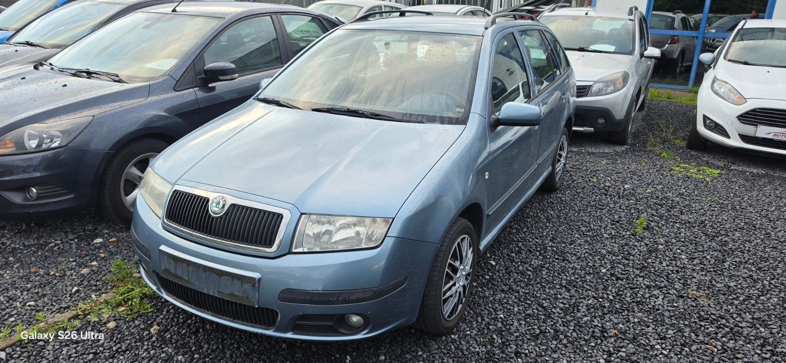 SKODA FABIA 1.2i benzine Euro4 Airco Gekeurd voor verkoop, Elektrische ramen, Blauw, 1198 cc, Bedrijf