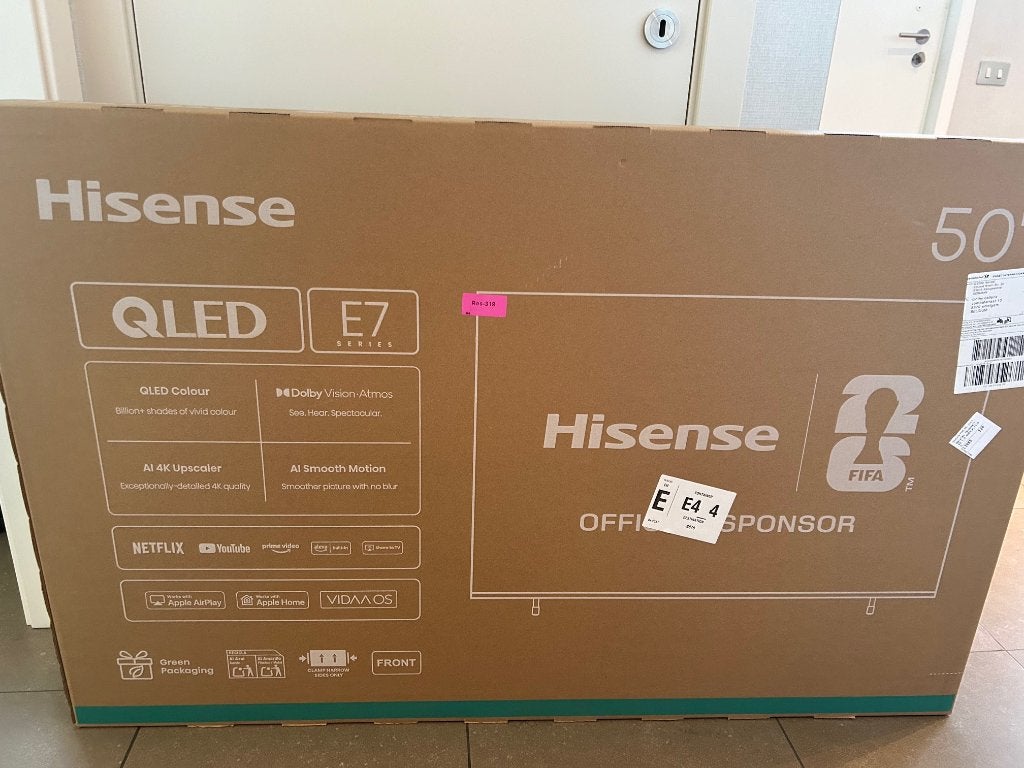 hisense 50 inch smart tv 50E77Q (nieuw), Audio, Tv en Foto, Televisies, Ophalen, Nieuw, 100 cm of meer, Smart TV