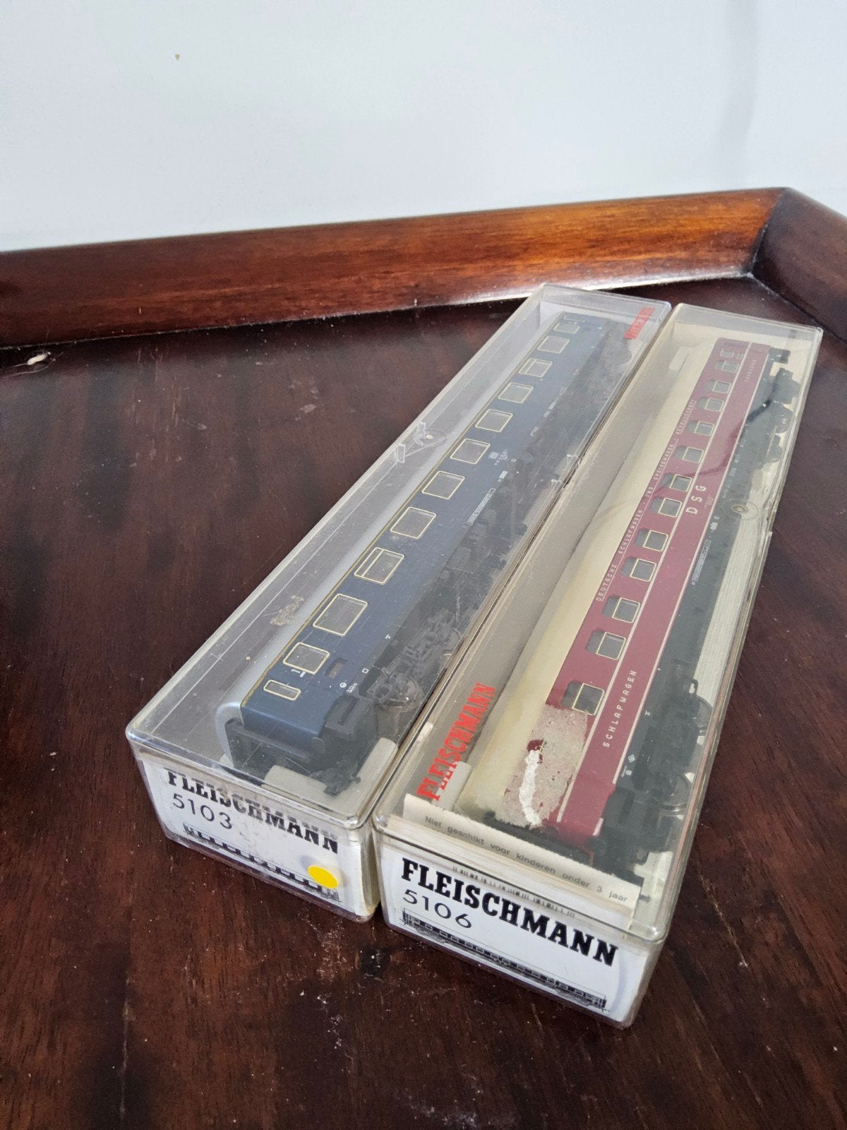FLEISCHMANN 5103 et 5106 DB HO, Analogique, Enlèvement ou Envoi, Fleischmann, Wagon