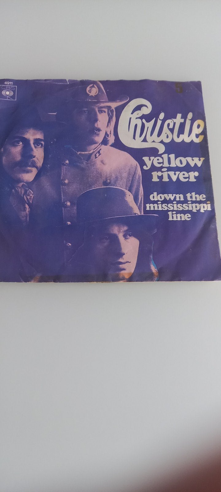 Christie yellow river, Ophalen, 7 inch