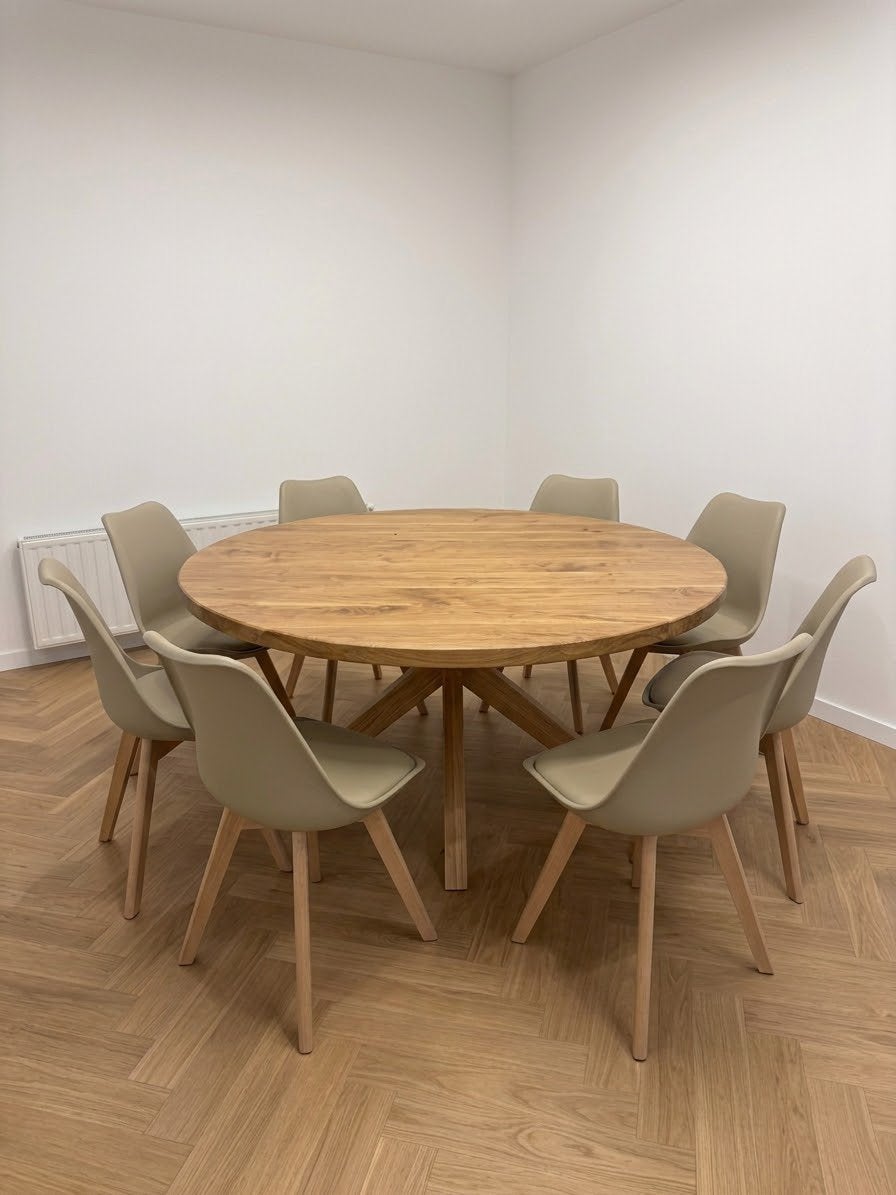 Beige eetkamer stoelen te koop 24 stuks, Huis en Inrichting, Ophalen of Verzenden, Zo goed als nieuw