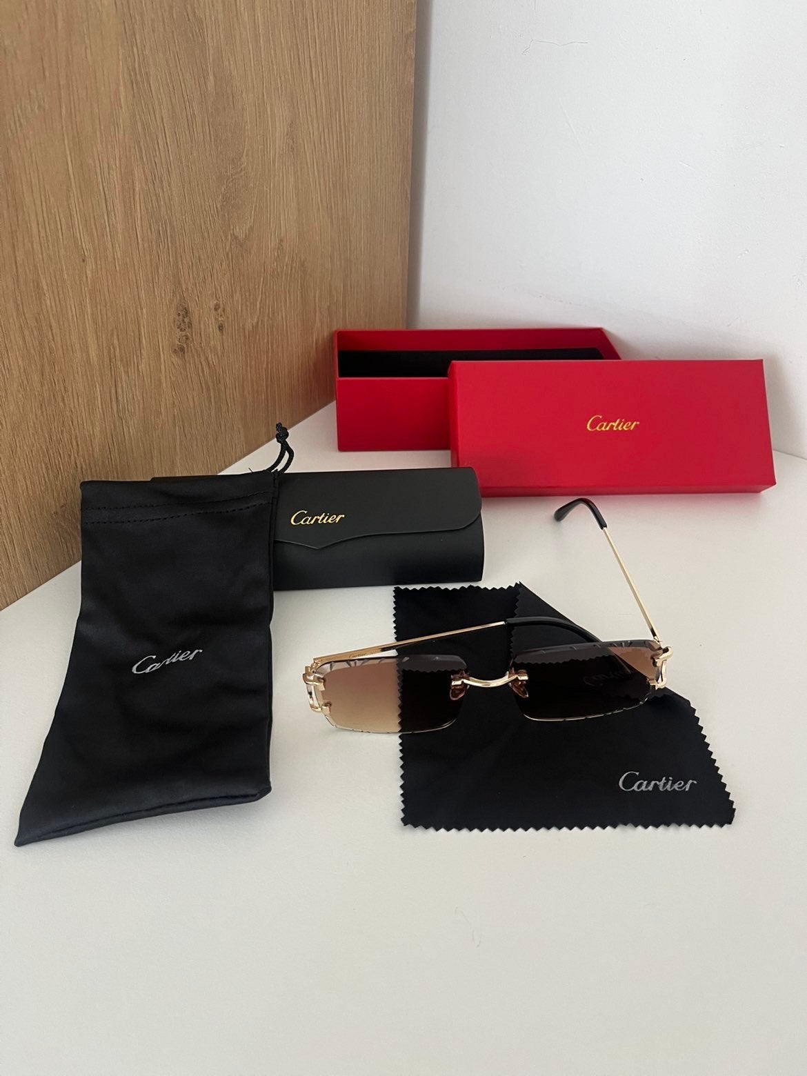Cartier bril, Handtassen en Accessoires, Verzenden, Zo goed als nieuw