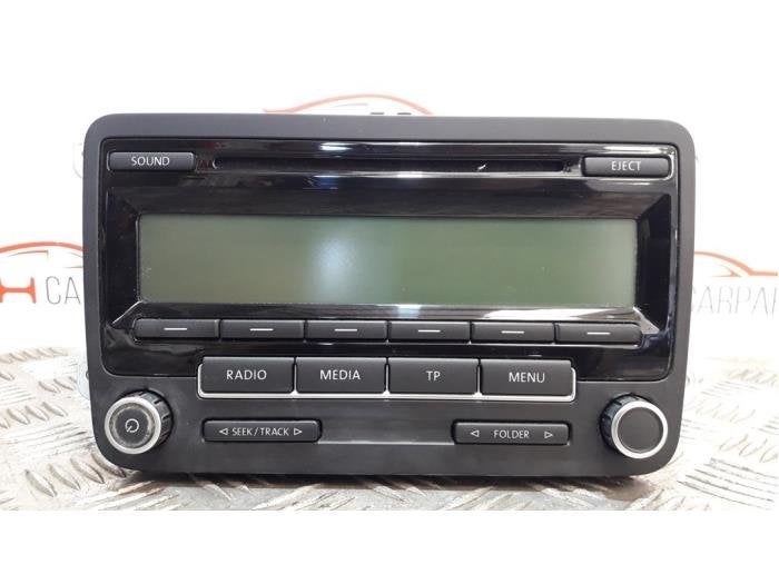Radio CD Speler van een Volkswagen Golf, Auto-onderdelen, Gebruikt, -, Volkswagen, -