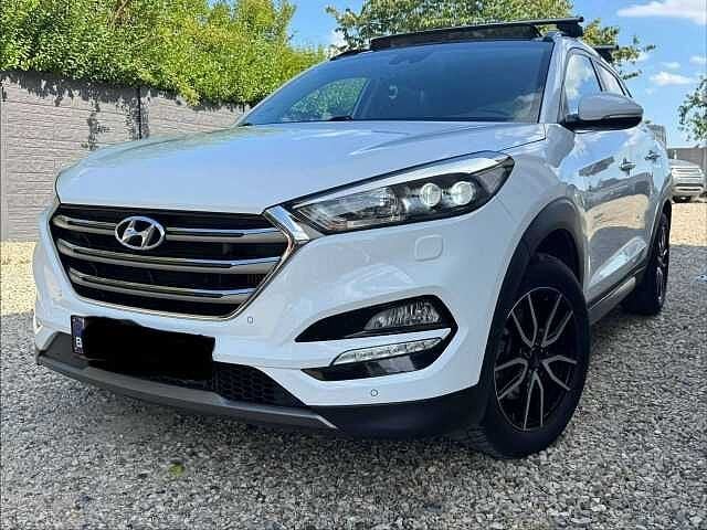 Hyundai TUCSON 2.0 CRDi 4WD Executive TOIT, Auto's, Hyundai, Automaat, 1995 cc, Wit, Tucson