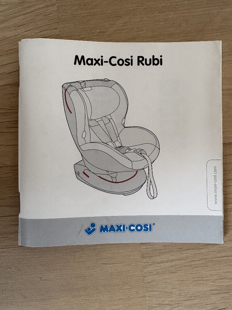 Autostoel Maxi-Cosi Rubi, Enfants & Bébés, Ceinture de sécurité, Utilisé, 9 à 18 kg, Maxi-Cosi