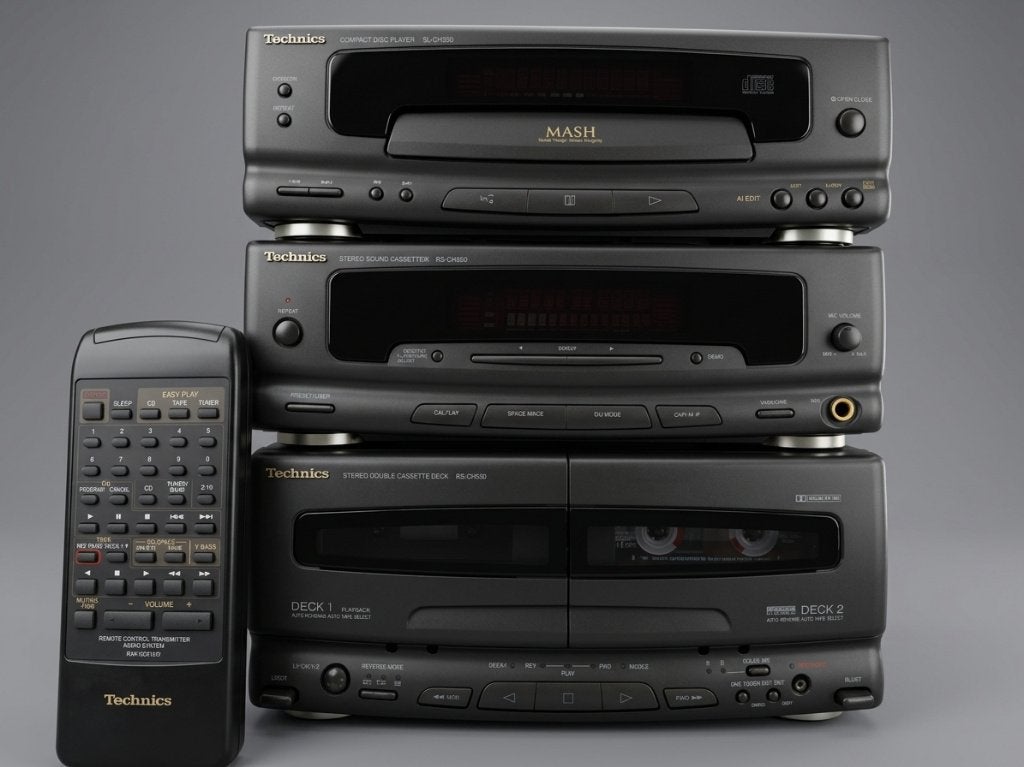 Technics SC-CH550 + SB-CH550 speakers (zonder versterker), Audio, Tv en Foto, Ophalen, Zo goed als nieuw, Cassettedeck, Overige merken
