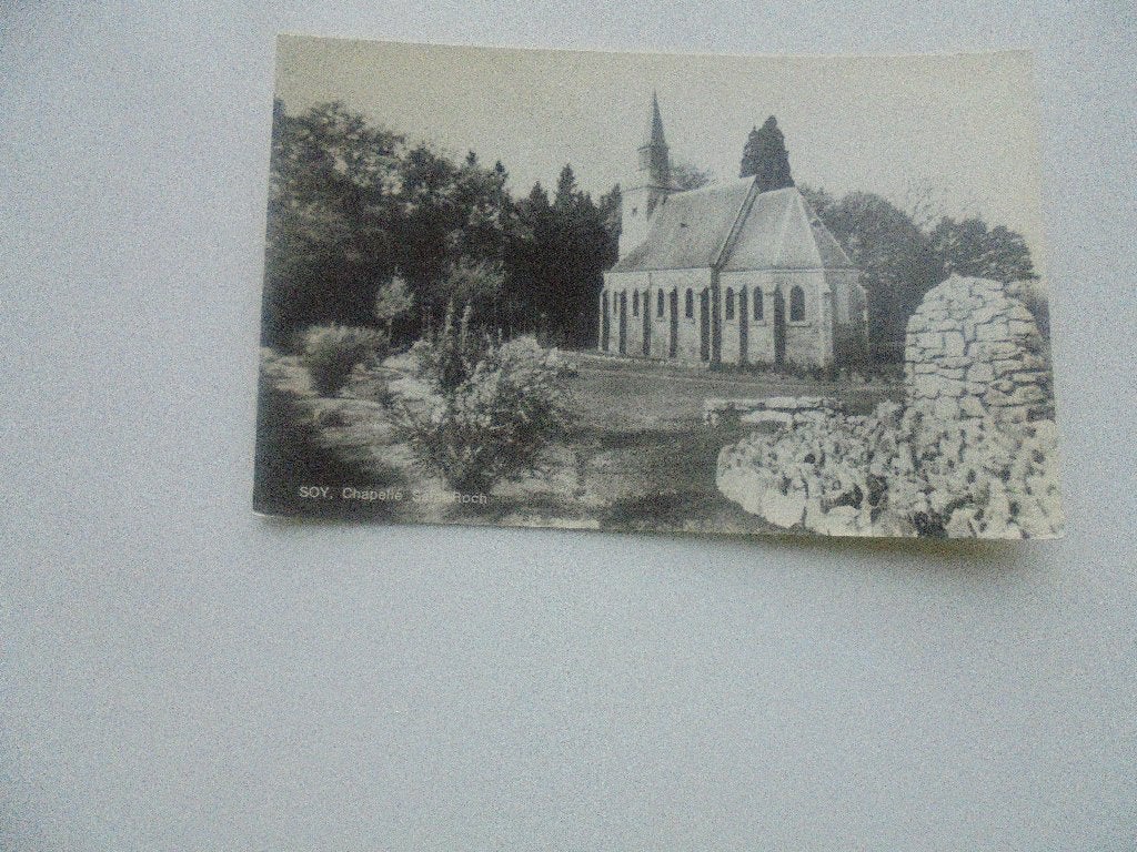 soy- chapelle saint roch, Envoi, 1940 à 1960, Non affranchie, Luxembourg