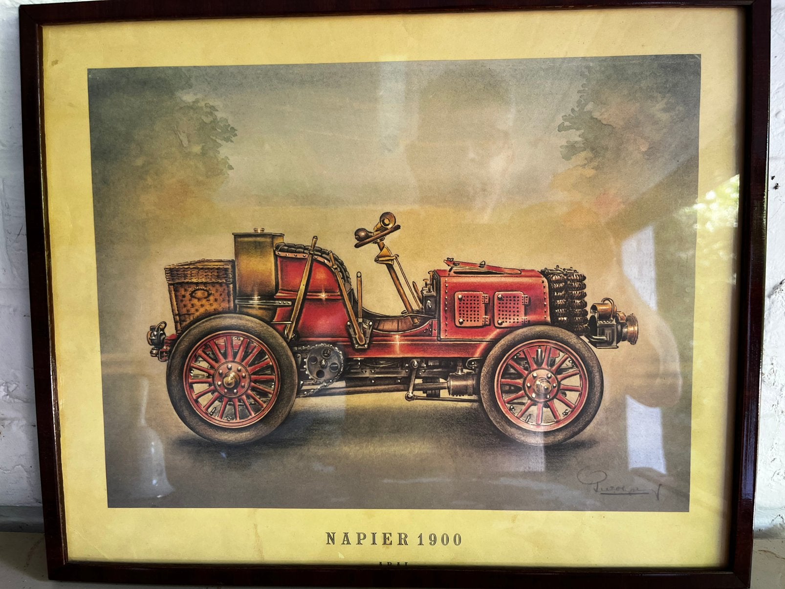 Ingekaderde old timers, Verzamelen, Ophalen, Zo goed als nieuw, Auto's