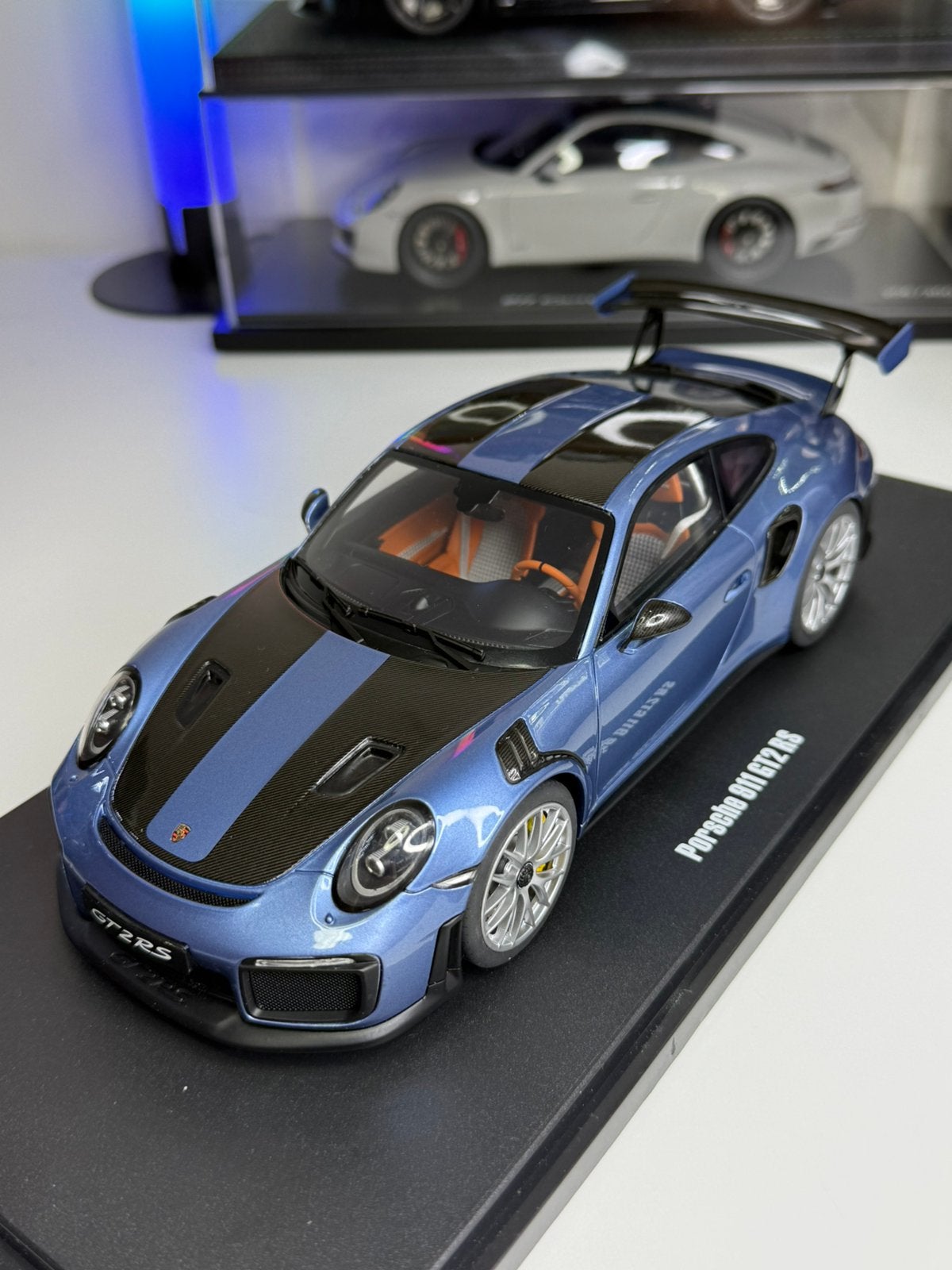 Porsche 911 GT2 RS 1/18 GT Spirit, Ophalen of Verzenden, Zo goed als nieuw, Auto, Autoart
