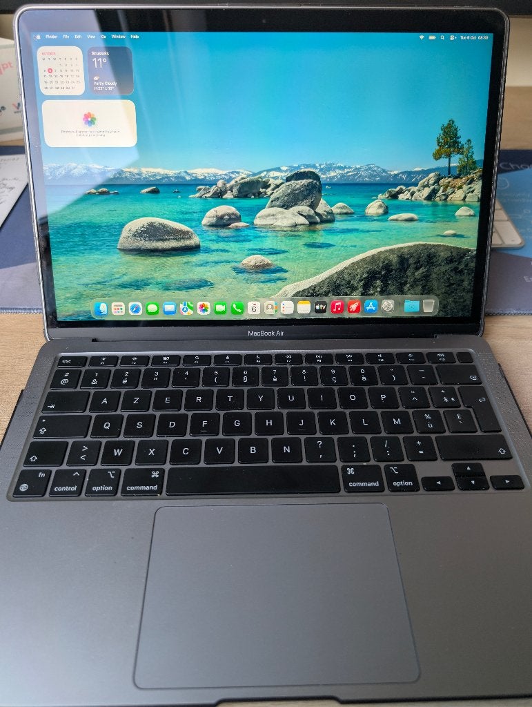 MacBook AIR M1 - 8GB - 256GB, Informatique & Logiciels, 256 GB, Comme neuf, Enlèvement, Azerty