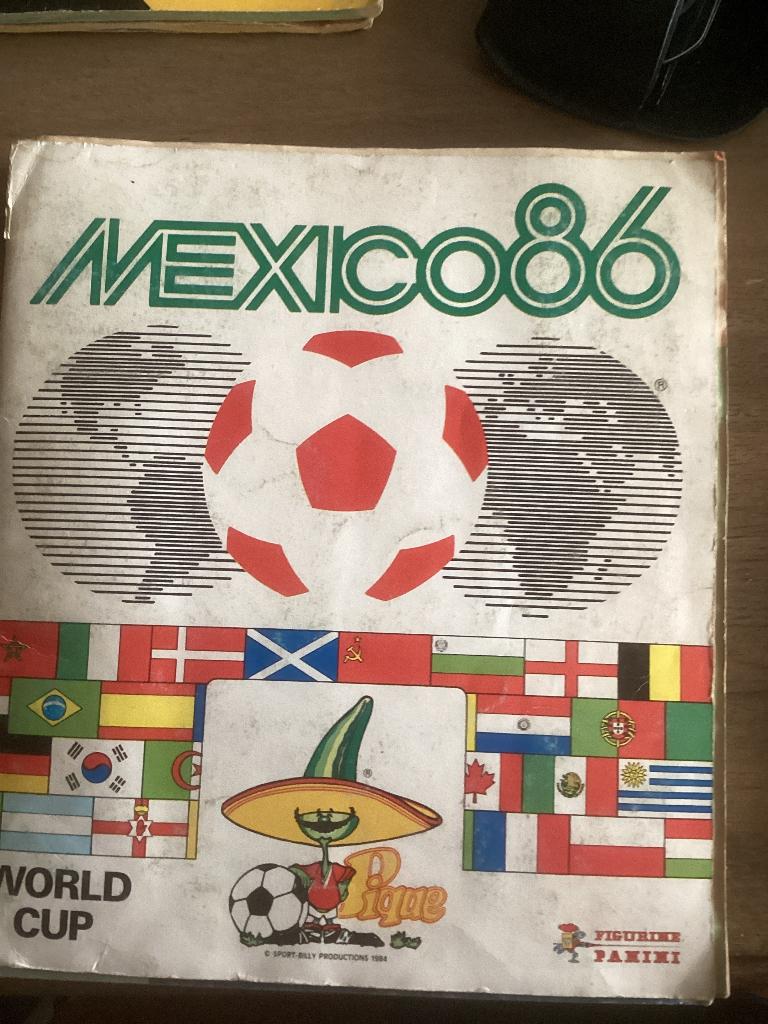 Mexico 86 panini, Ophalen, Gebruikt, Boek of Tijdschrift
