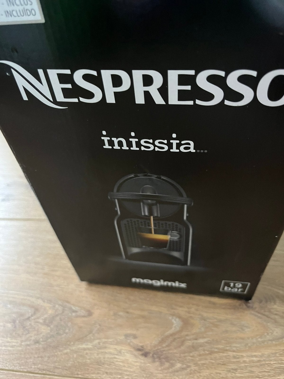 Nespresso inissia nieuw nog in de doos, Ophalen, Espresso apparaat, Nieuw, Koffiepads en cups