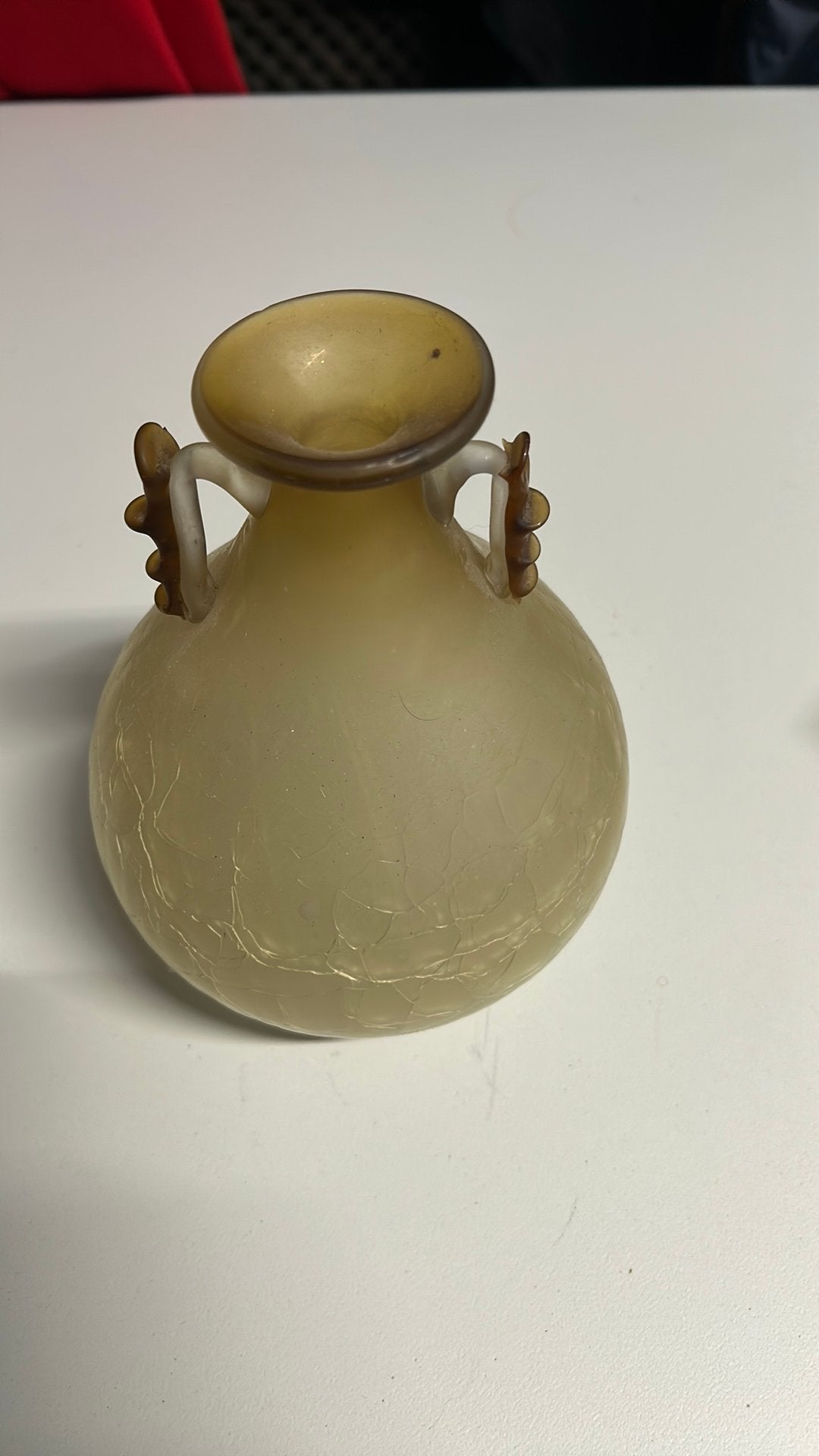 Vaas Gebroken glas, Ophalen of Verzenden, Zo goed als nieuw, Glas